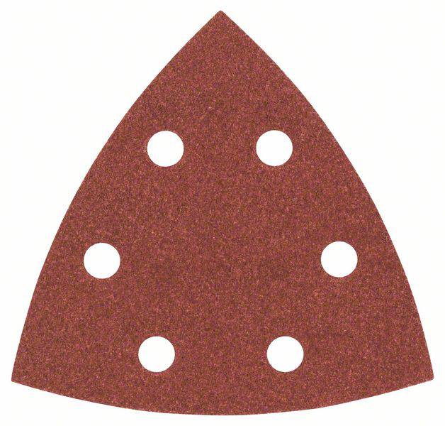 Наждачний аркуш Bosch Accessories 25-teiliges Schleifblatt-Set für Deltaschleifer, Körnung 180 2607017109 120 мм 25 шт.
