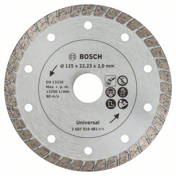 Алмазний диск Bosch TS Turbo, 125 мм