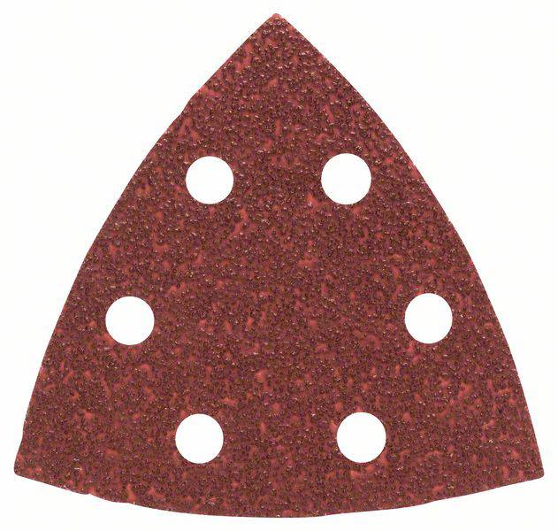 Наждачний аркуш Bosch Accessories 25-teiliges Schleifblatt-Set für Deltaschleifer, Körnung 40 2607019487 120 мм 25 шт.