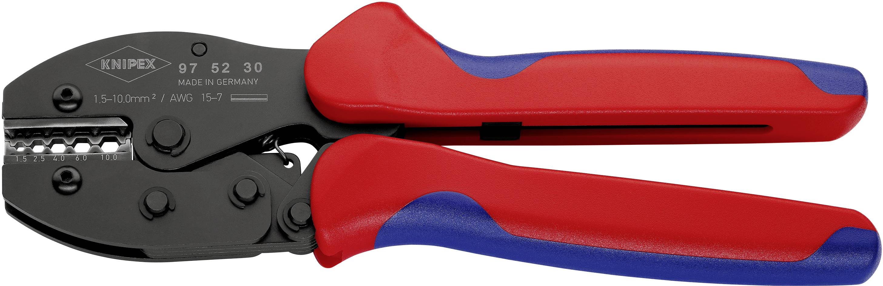 Обтискний інструмент Knipex PRECIFORCE 97 52 30, 1,5–10 мм²