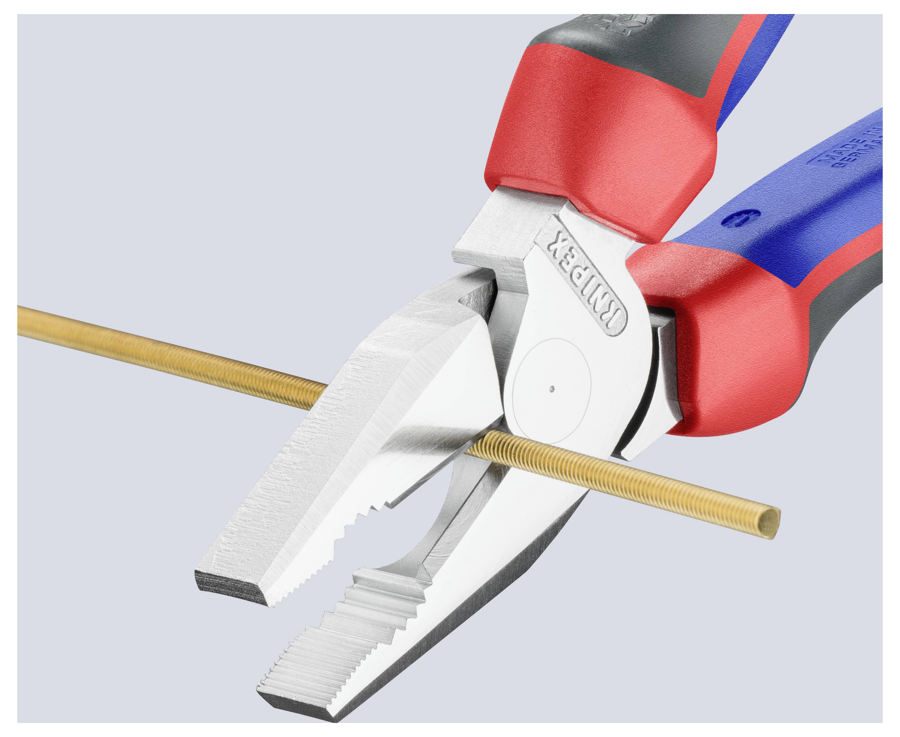 Плоскогубці Knipex 02 05 225 для майстерні 225 мм DIN ISO 5746