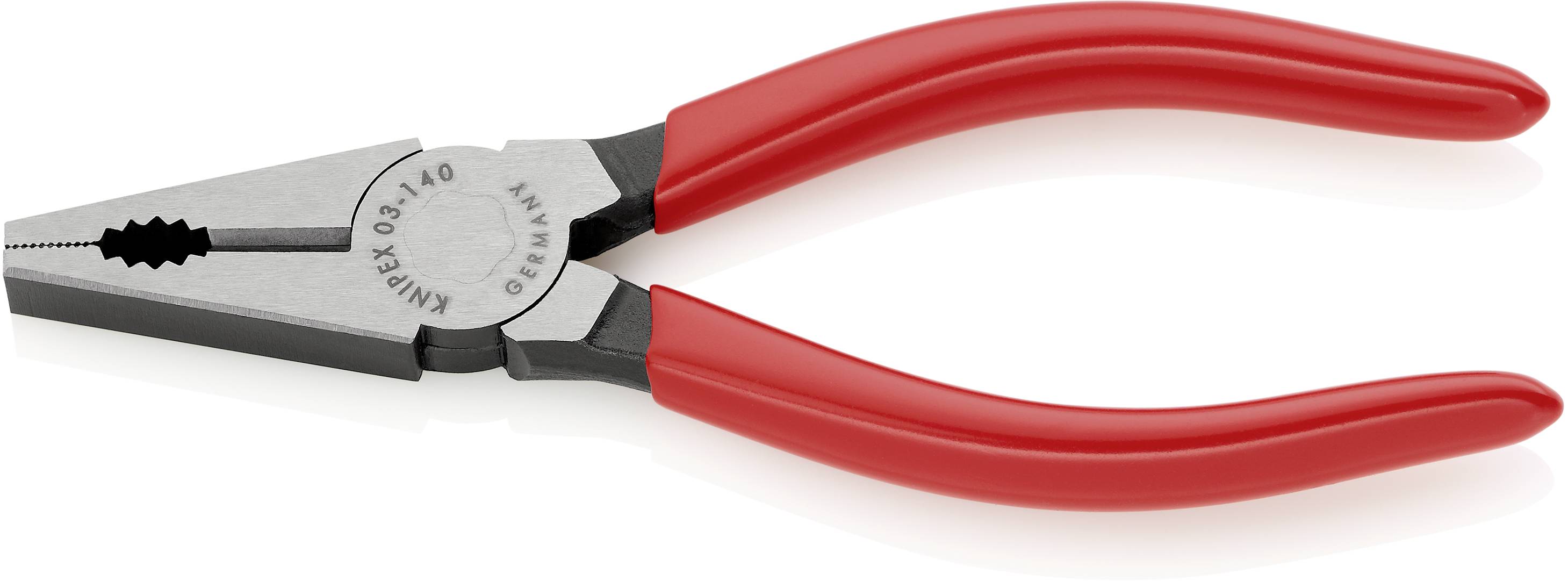 Плоскогубці Knipex 03 01 140 EAN для майстерні 140 мм DIN ISO 5746