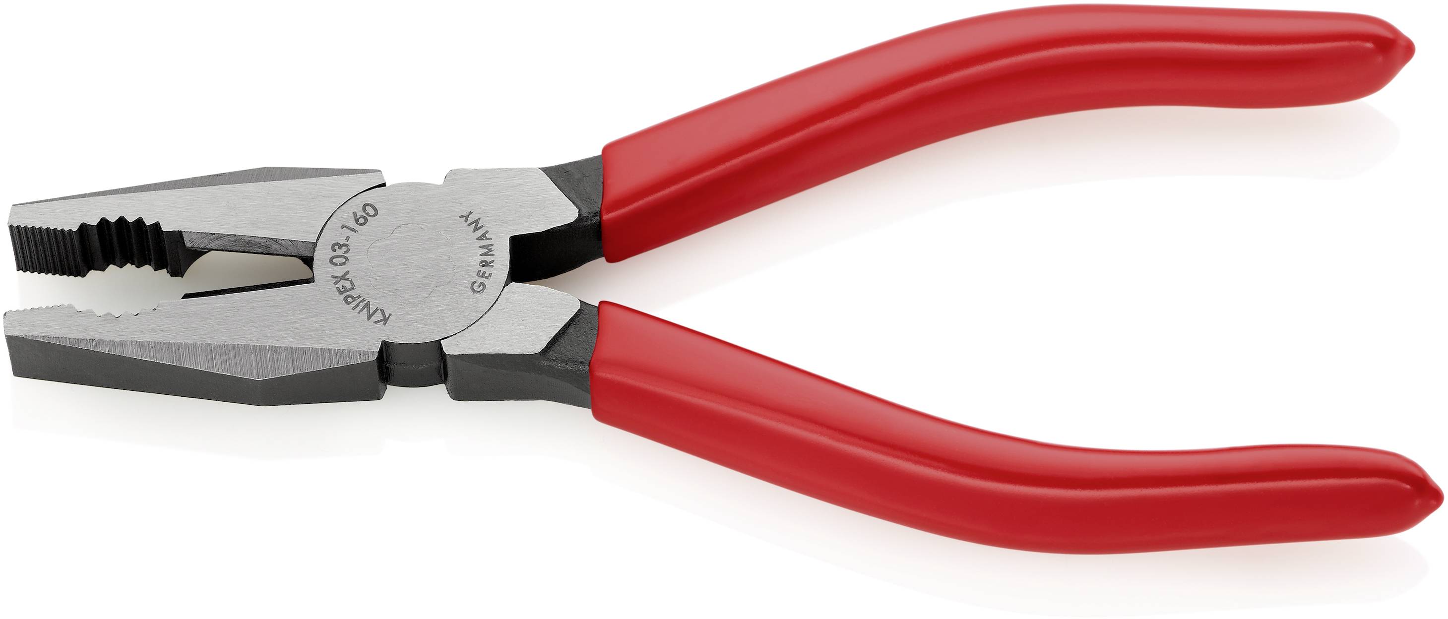 Плоскогубці Knipex 03 01 160 для майстерні 160 мм DIN ISO 5746