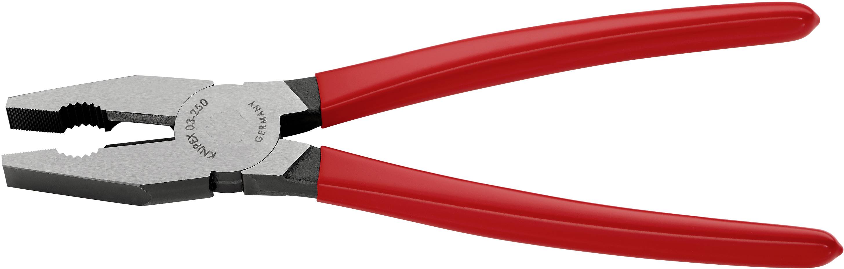 Плоскогубці Knipex 03 01 250 EAN для майстерні 250 мм DIN ISO 5746