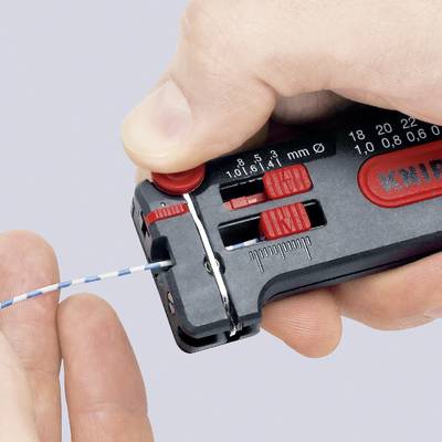 Ściągacz izolacji do drutów Knipex 12 80 040 SB 12 80 040 SB, 0.12 do 0.4 mm