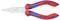 Szczypce precyzyjne Knipex w kolorach czerwonym i niebieskim z oznaczeniem '13 05 160'. Przeznaczone do przewodów o przekroju od 0,5 do 2,5 mm².