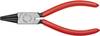 Knipex 22 01 140 dla elektroników i mechaników Szczypce okrągłe proste stal elektrotechniczna chromowo-wanadowa 140 mm