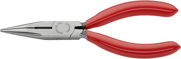 Knipex 25 01 140 dla elektroników i mechaników Szczypce płaskie, okrągłe proste stal elektrotechniczna wanadowa 140 mm