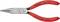 Czerwone szczypce czołowe z nadrukiem 'Chrom-Wanad' oraz 'Knipex 30 21 140', wyprodukowane w Niemczech.