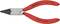 Szczypce czołowe Knipex, model 37 41 125, wykonane ze stali chromowo-wanadowej, produkowane w Niemczech.