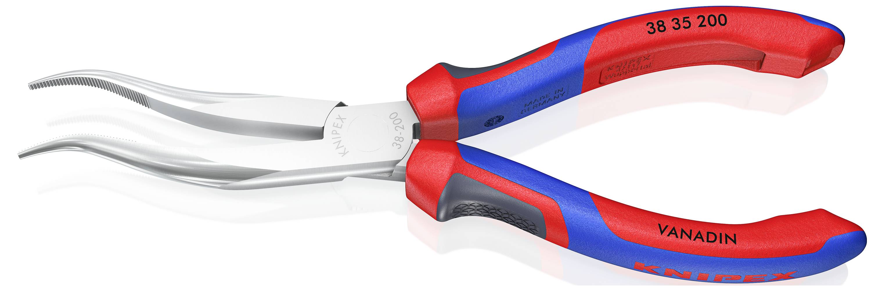 Knipex 38 35 200 для електроніки та механіки Плоскогубці круглі прямі 200 мм