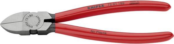 Szczypce tnące, boczne do tworzyw sztucznych Knipex 72 01 180, 180 mm, do warsztatu