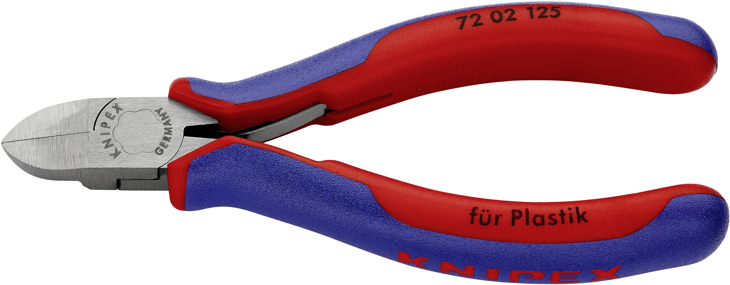 Бокові кусачки Knipex 72 02 125 для пластику 72 02 125, 125 мм, для майстерні