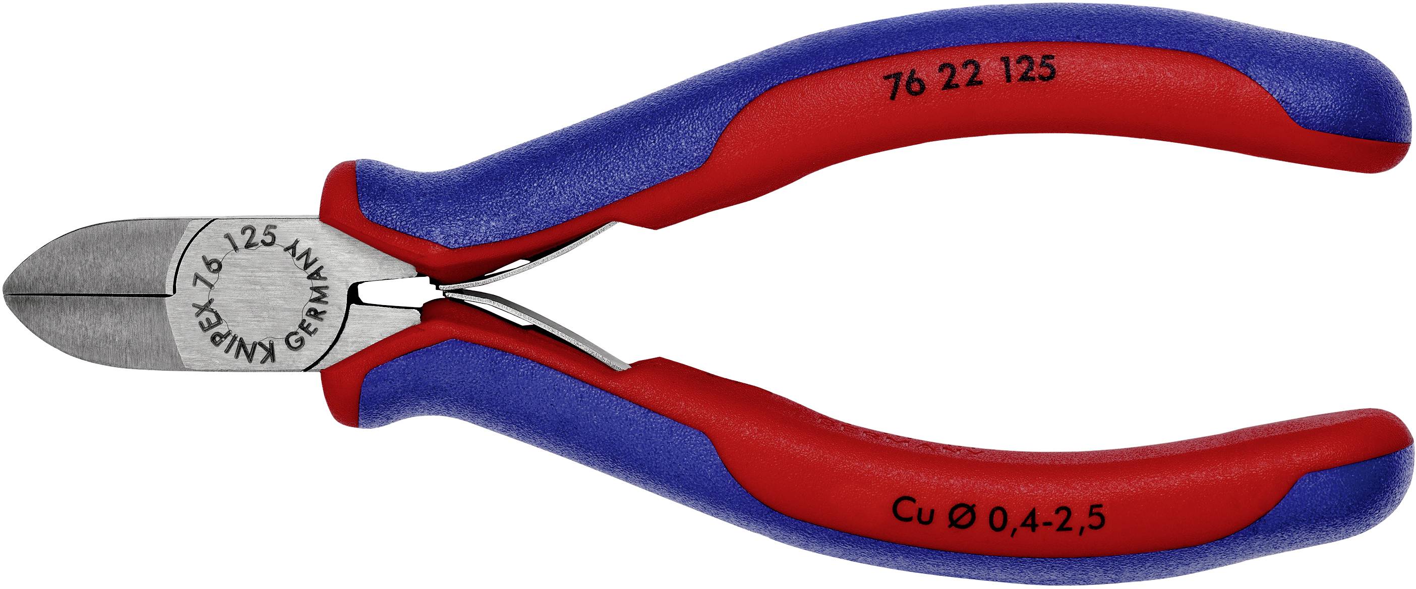 Бокорізи Knipex 76 22 125 76 22 125, 125 мм, 63 HRC, для електроніки та механіки