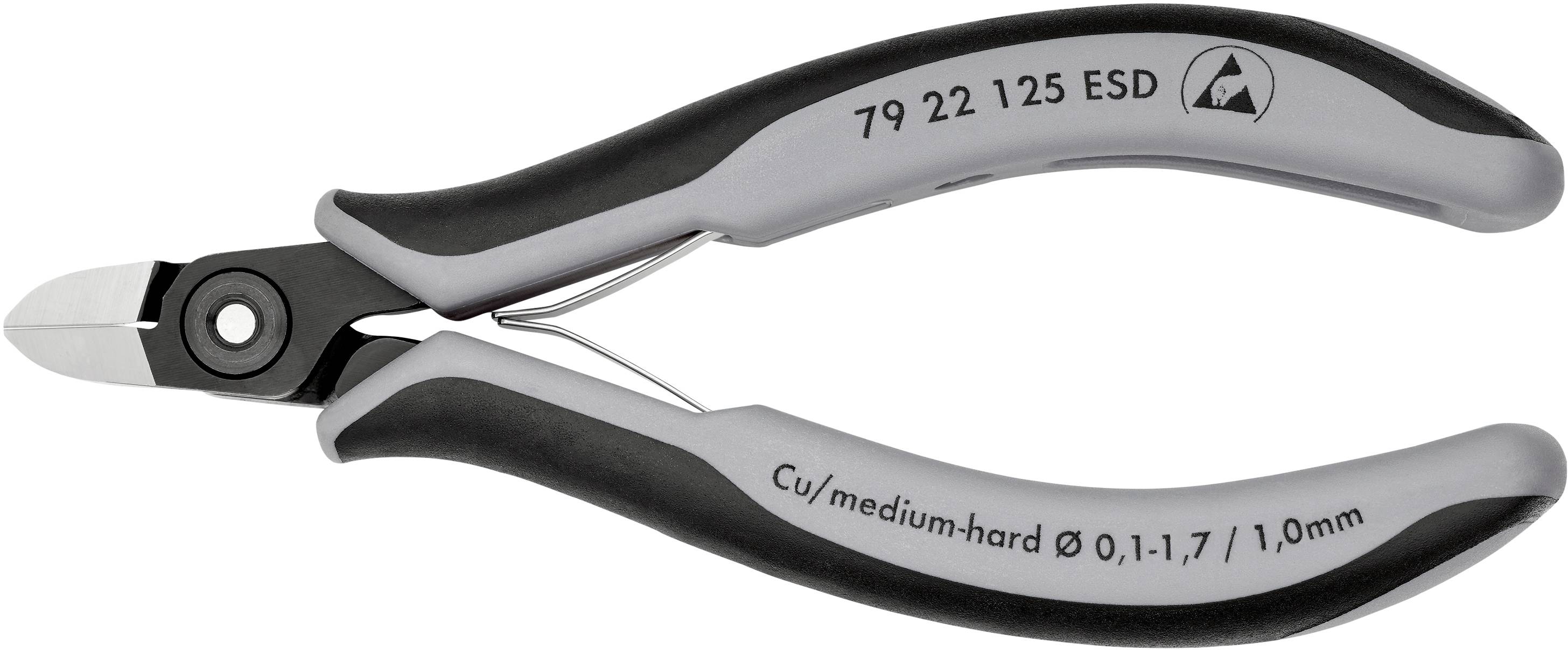 Бокорізи Knipex 79 22 125 ESD 79 22 125 ESD ESD без фаски 125 мм