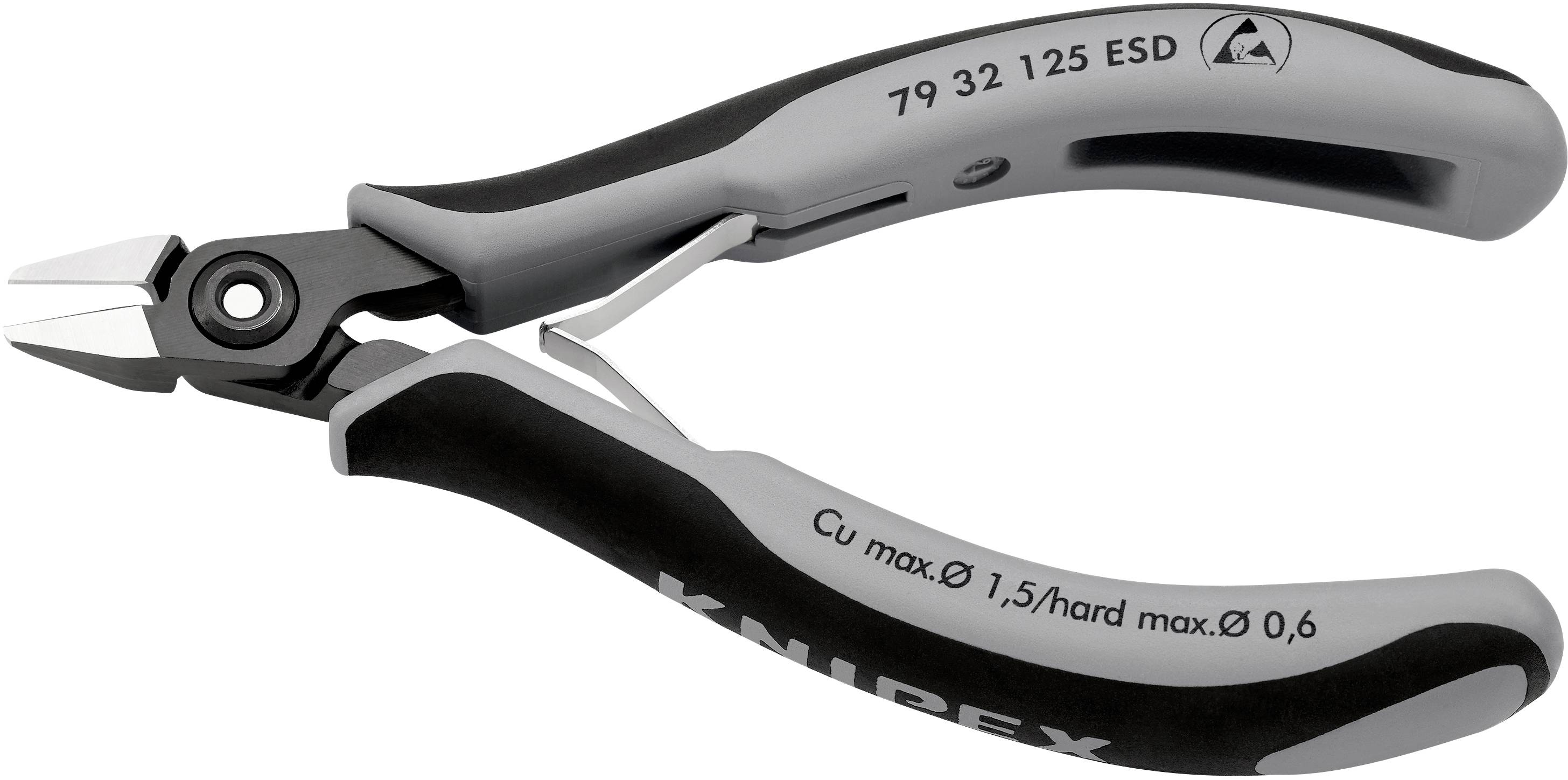 Бокорізи Knipex 79 32 125 ESD 79 32 125 ESD Фасетні бокорізи ESD 125 мм