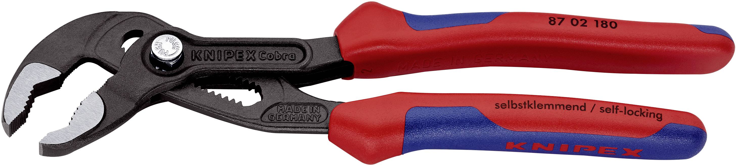 Плоскогубці для водяного насоса Knipex Cobra 87 02 180 180 мм
