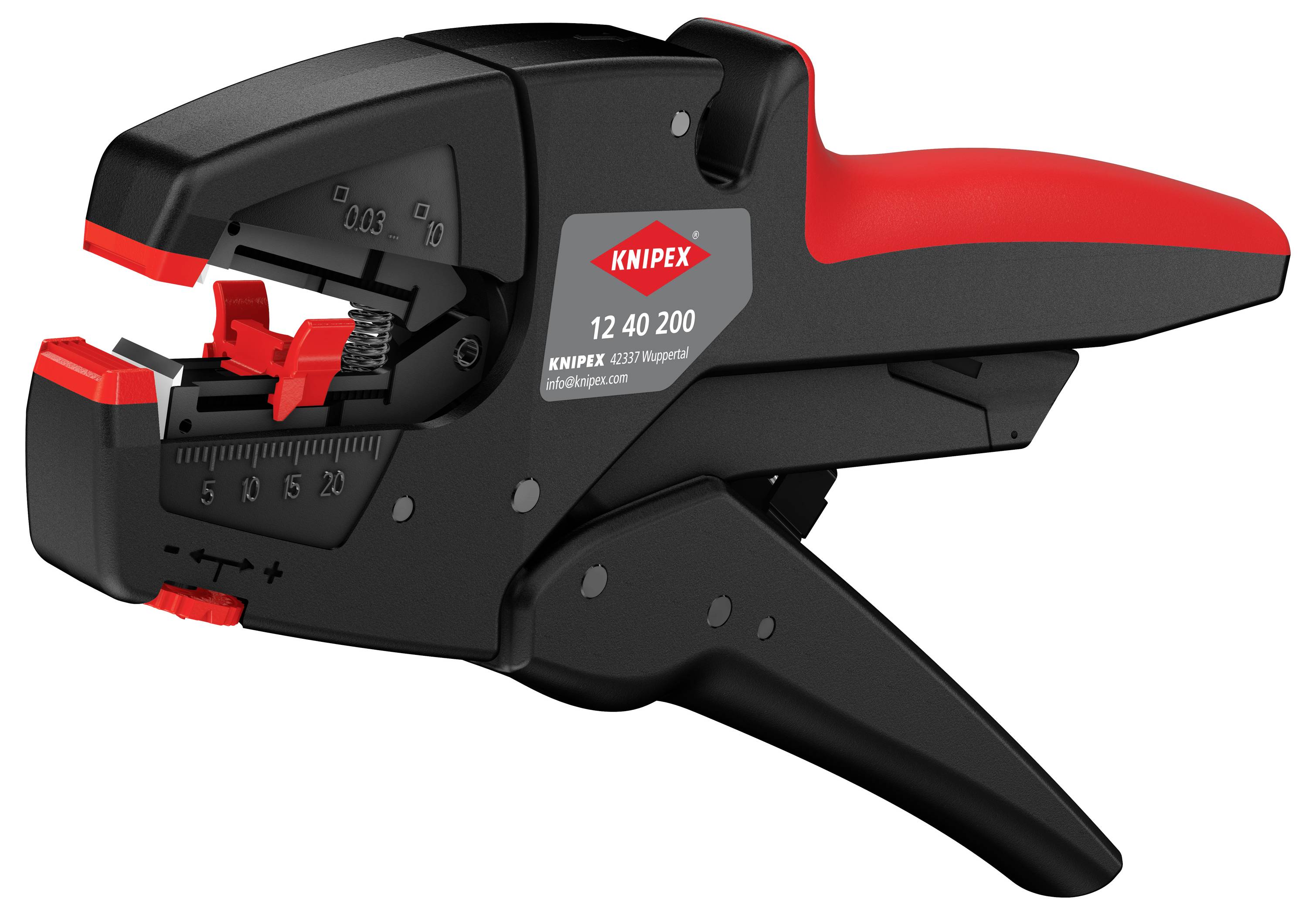 Автоматичний інструмент для зняття ізоляції дроту Knipex neu 12 40 200