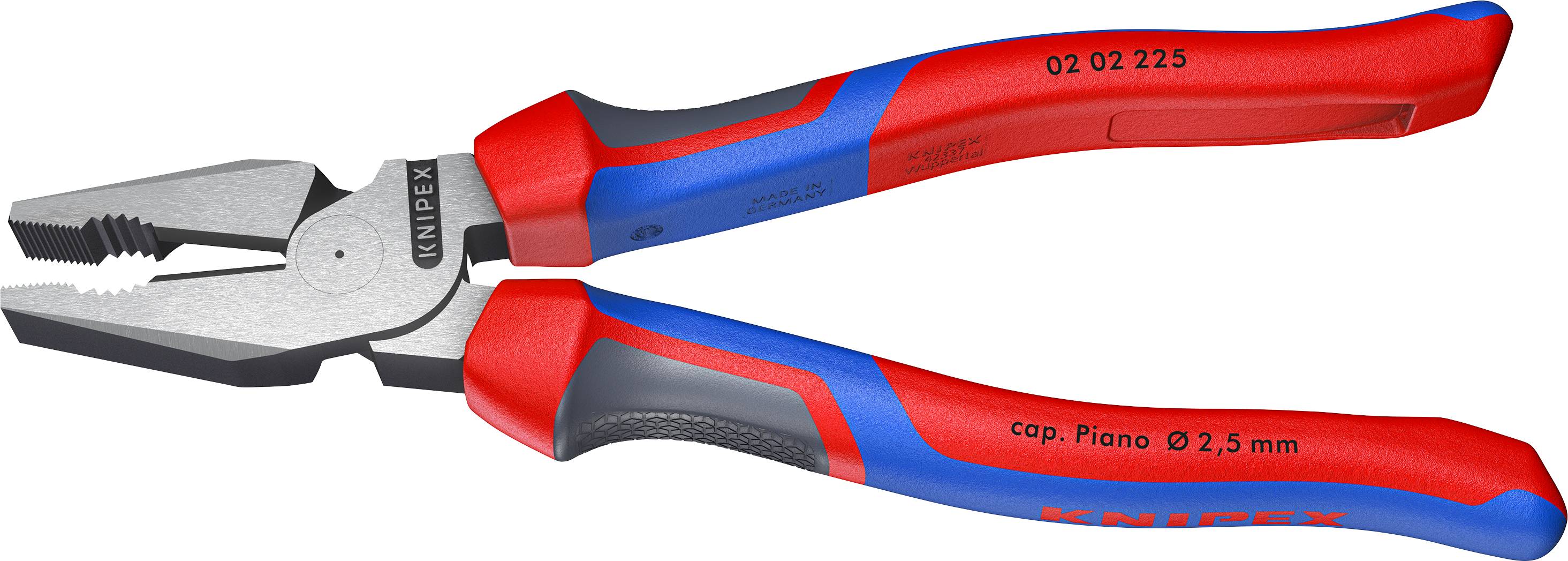 Плоскогубці Knipex 02 02 225 02 02 225, 225 мм, 64 HRC, для майстерні