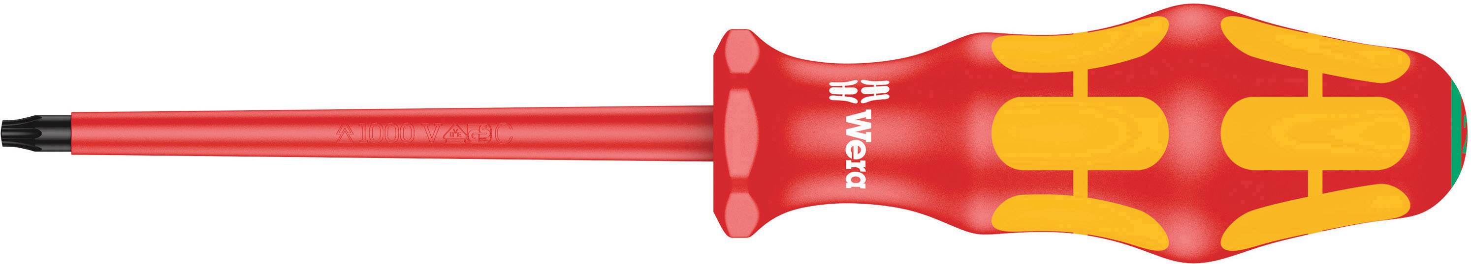 Викрутка Wera 167 та VDE Torx Розмір викрутки T 25 Довжина наконечника: 100 мм DIN EN 60900 1 шт.