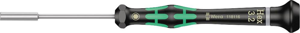 для електроніки та механіки, головка викрутки Wera 2069, розмір ключа: 3,2 мм