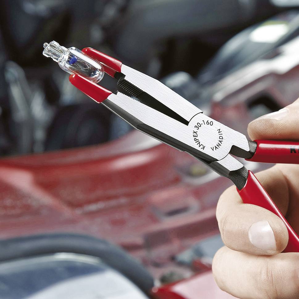 Плоскогубці Knipex для галогенних ламп 30 41 160 160 мм 1 шт.