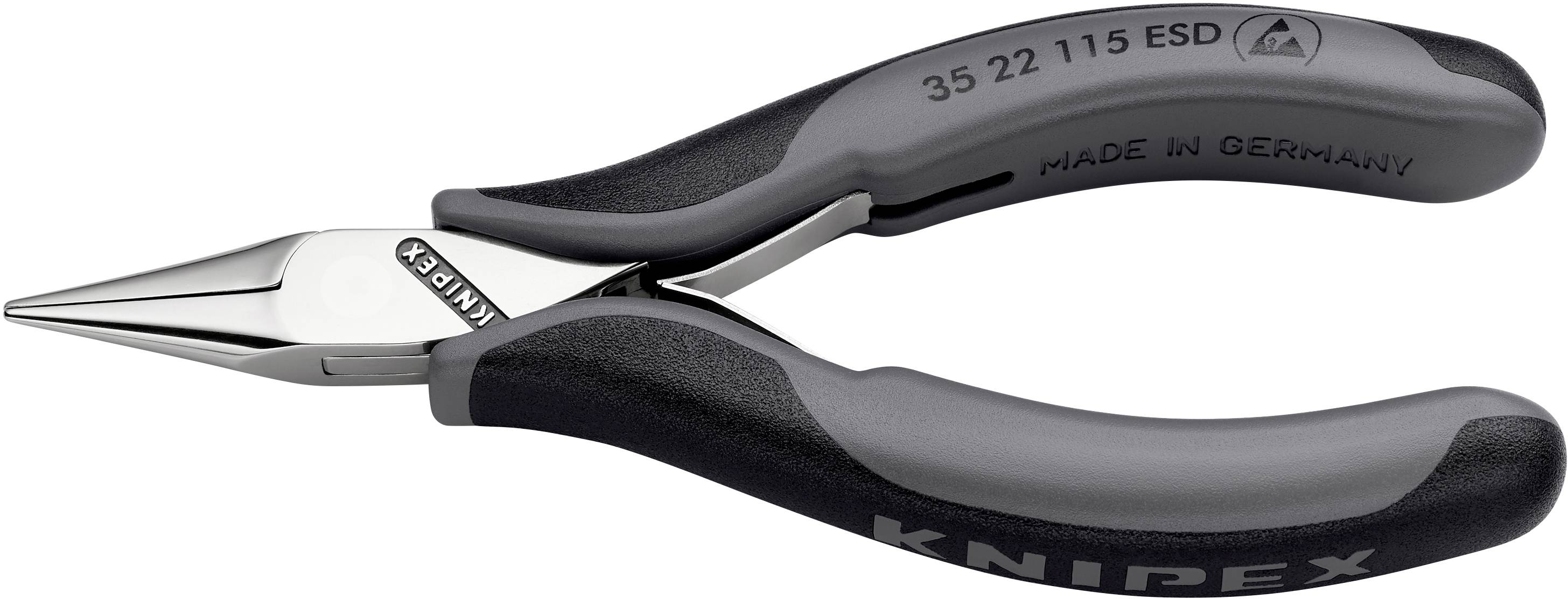 Плоскогубці з довгими носами Knipex 35 22 35 22 115 ESD 115 мм