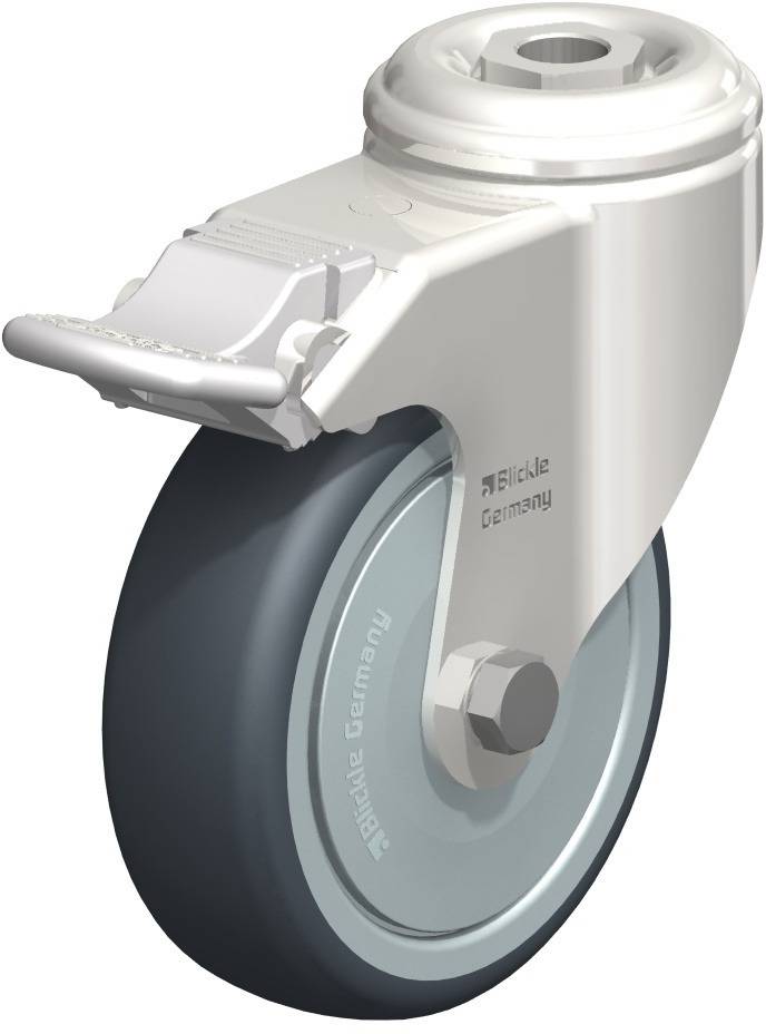 Колесо Blickle LKRXA-TPA 101KD-FI-FK, поворотне, з гальмом, діаметр: 100 мм