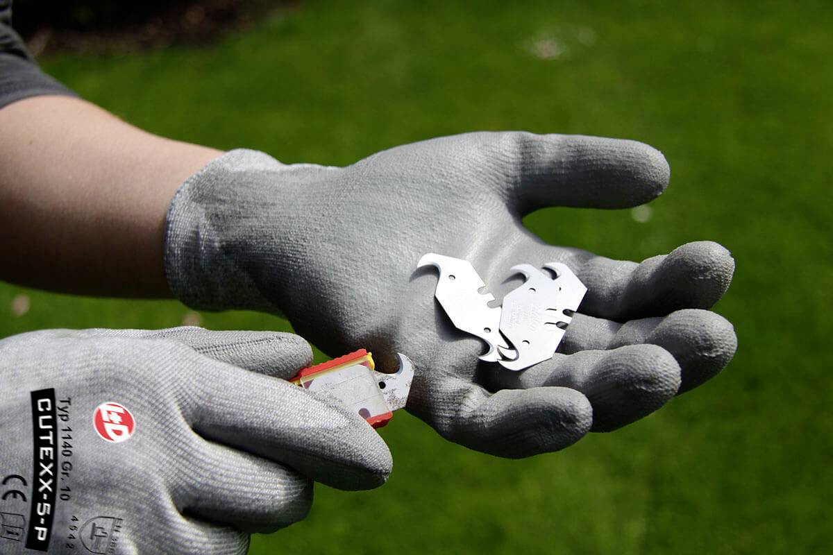 Захисні рукавички Worky CUTEXX HPPE PU, лайкра, розмір 10, сірі