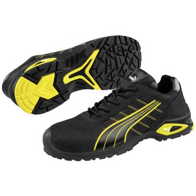 PUMA Safety Amsterdam Low 642710-42 Obuwie ochronne S3 Rozmiar buta (EU): 42 czarny/żółty 1 par(a)