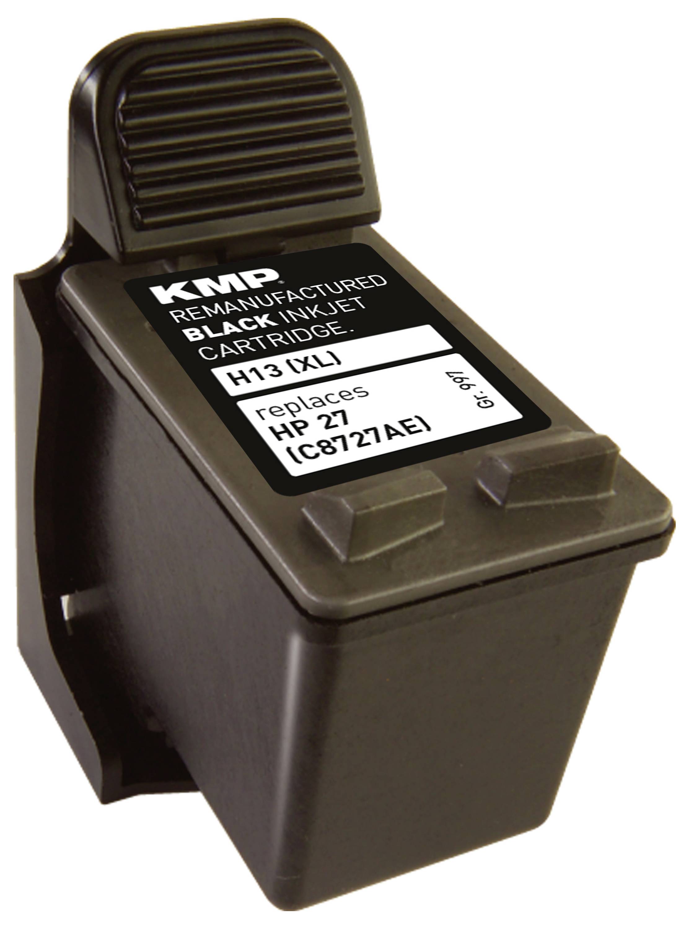 Чернила KMP H13 = HP C8727AE (27), 19 мл, сменные, черные