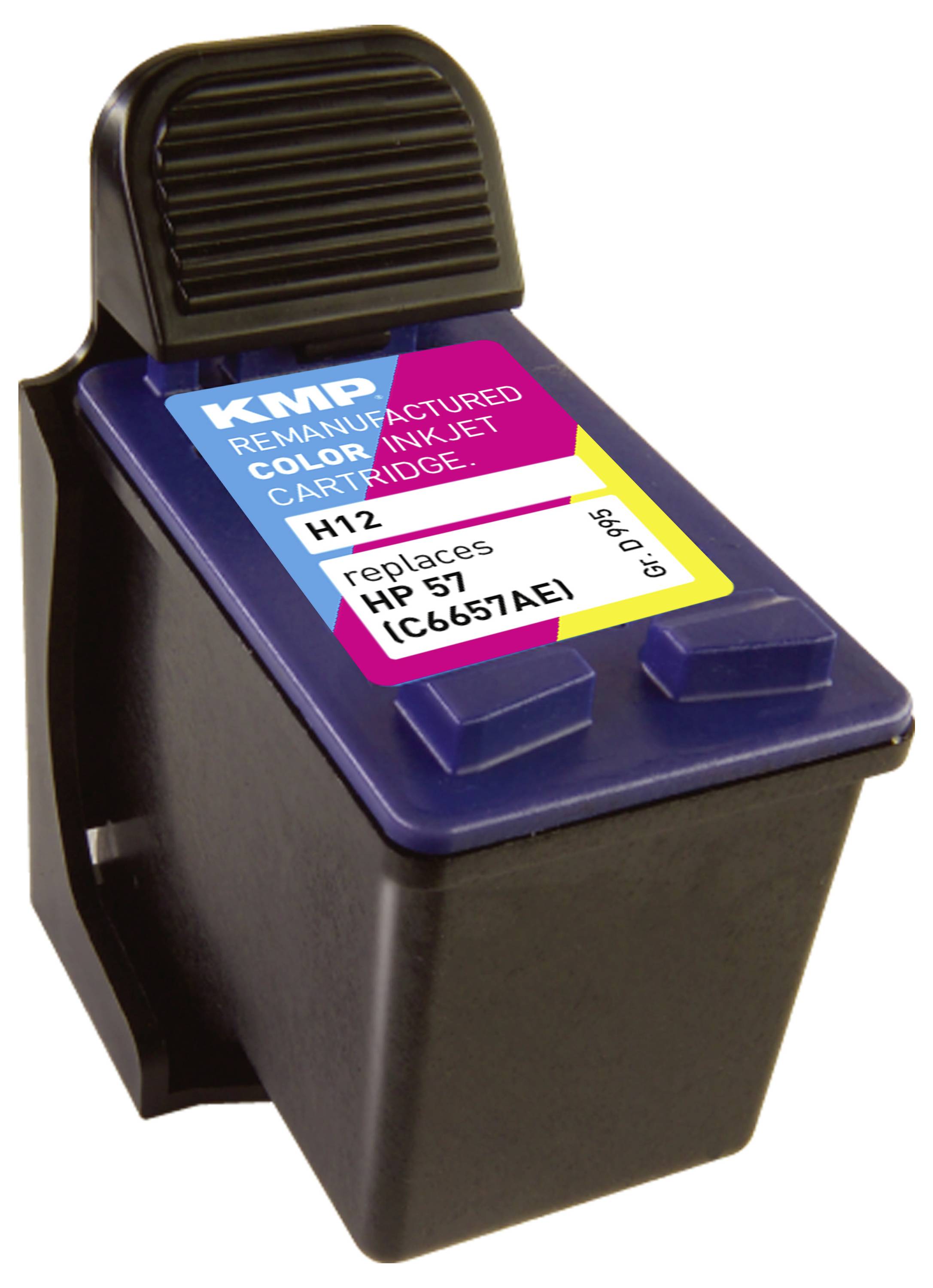 Чорнило KMP H12 = HP C6657AE (57), 17 мл, змінне, кольорове