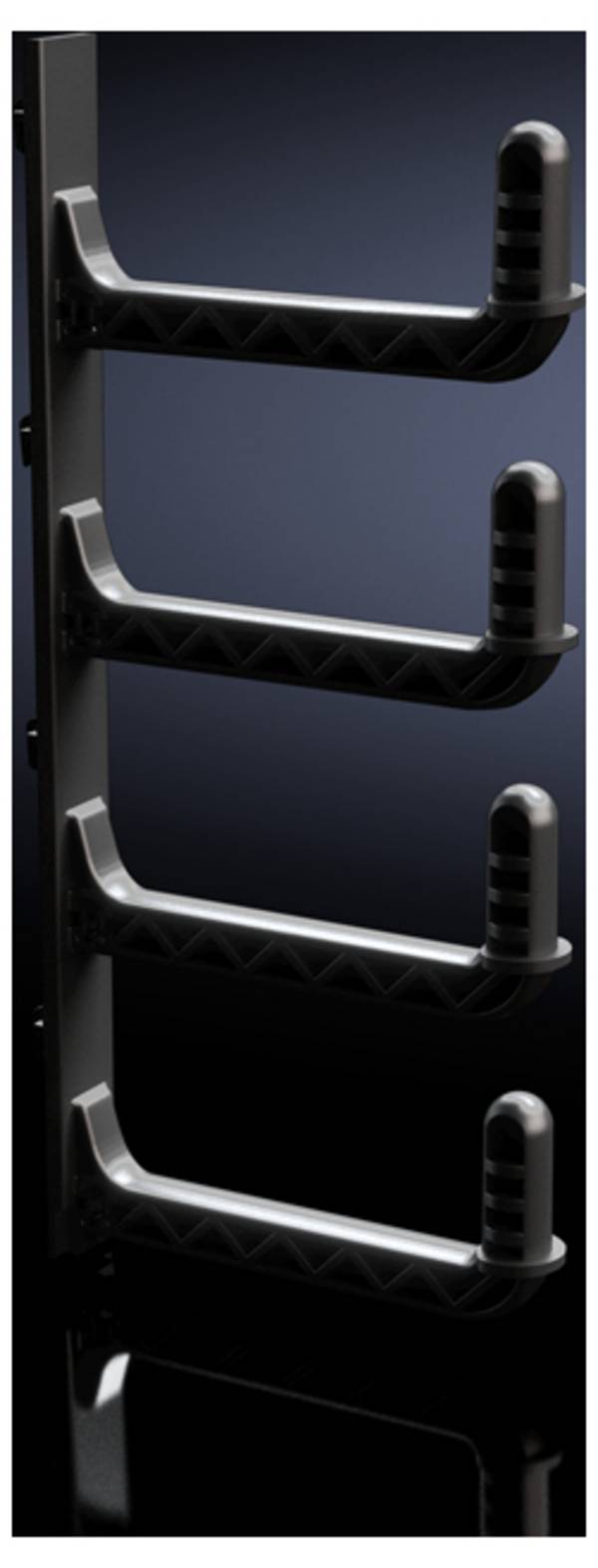 Rittal 5502.115 19 cal  Organizer do kabli  6 U    czarny