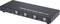 Przełącznik KVM USB HDMI 4x1 z 4 portami HDMI i 4 portami USB, czarna obudowa, widok z przodu.