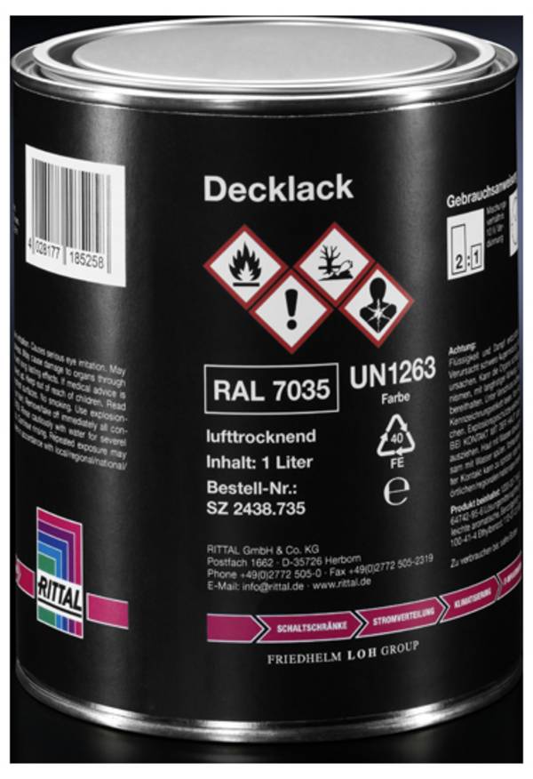 Rittal SZ 2438.735 Lakier puszka szaro-biały (ral 7035) 1 l