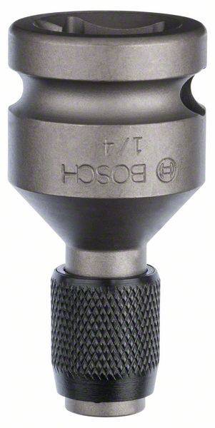 Bosch Accessories Adapter zu Steckschlüsseleinsätzen 1/4" 1/2" Antrieb Innenvierkant, 50mm 2608551110 Adapter do nasadek Końcówka wkrętaka 1/2" (12.5 mm) 35 mm 1 szt.