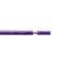 Fioletowy przewód z napisem 'HALOGEN FREE 2,5MM2 H07Z-K', przedstawiający przekrój przewodów w kolorze miedzianym.