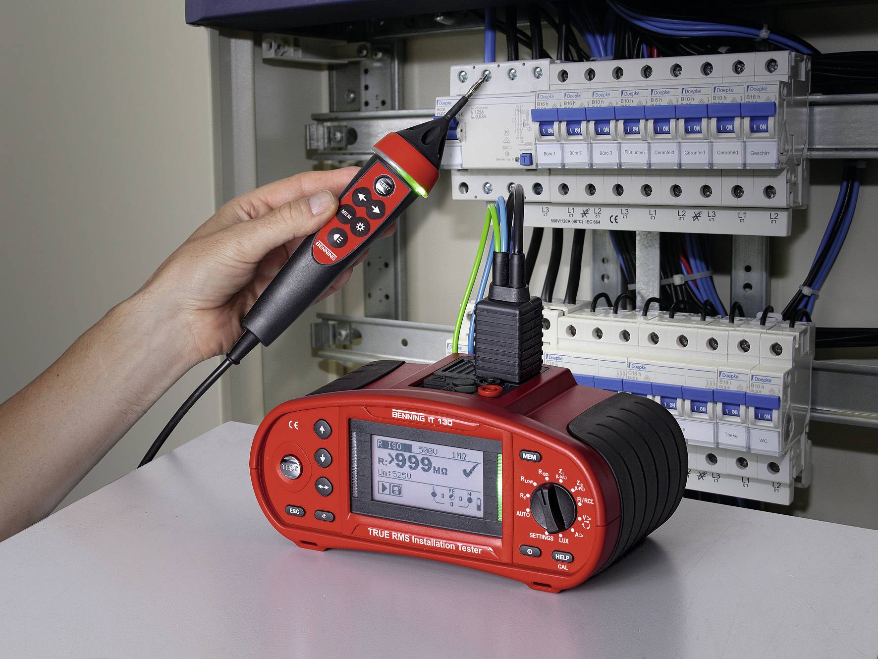 Калібрування VDE-тестера Benning IT 130 (ISO)