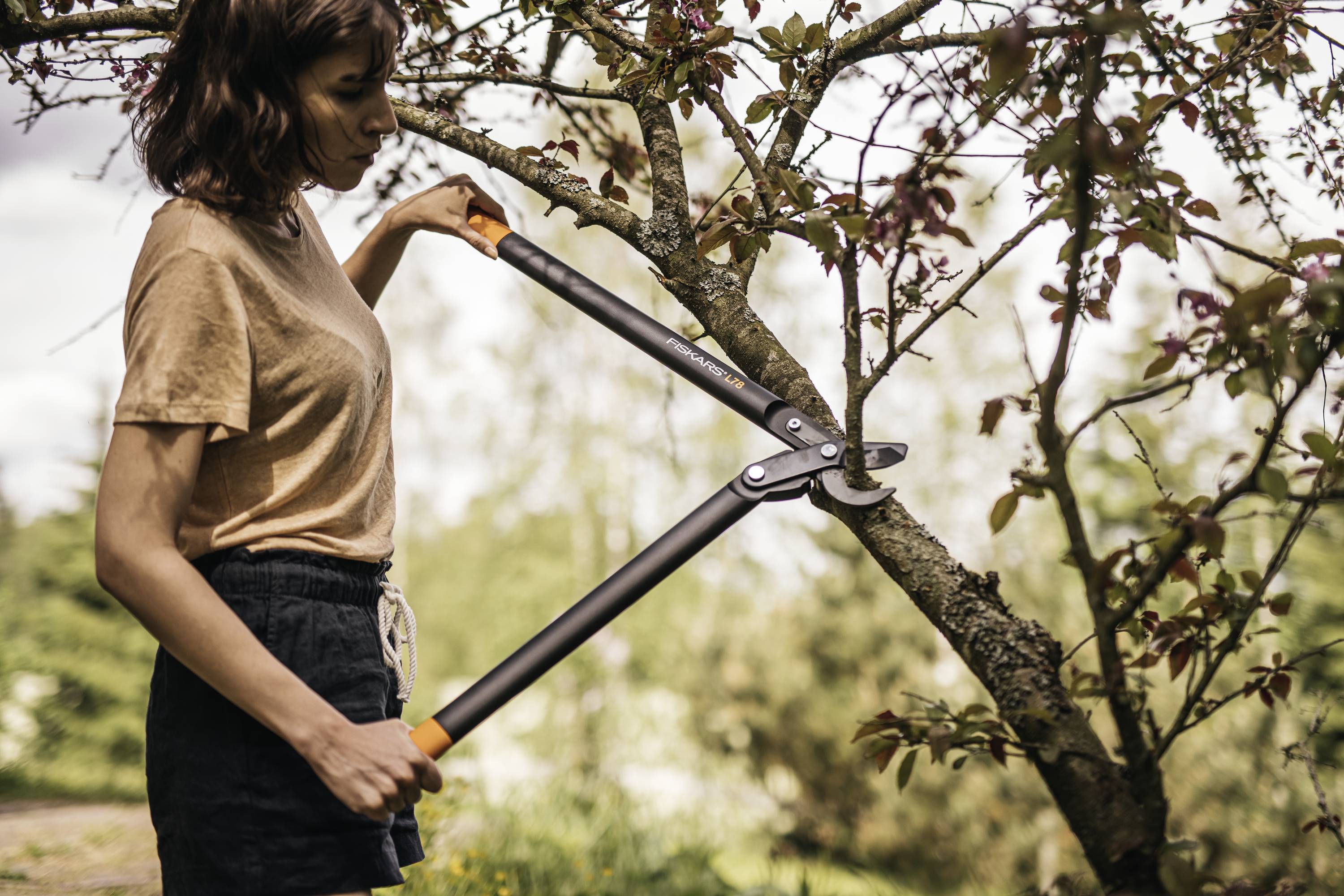 Fiskars 1000584 PowerGear II 70 см L78 Обхідні ножиці