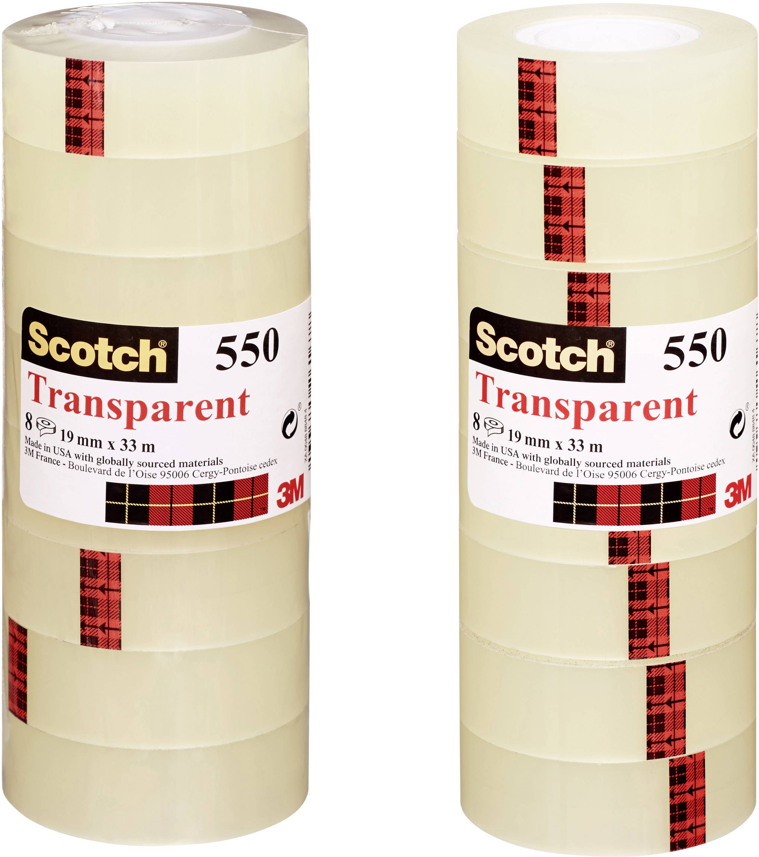 Клейка стрічка Scotch Scotch® 550 5501933 5501933 (Д x Ш) 33 м x 19 мм 33 м 8 шт.