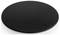 Czarny, okrągły krąg na białym tle. Krąg może przedstawiać płaski dysk lub talerz.