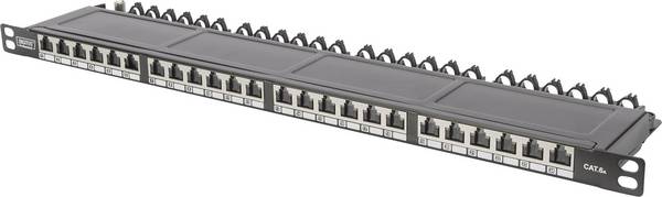 Digitus DN-91624S-SL-EA 24 Porty Patchpanel 483 mm (19") CAT 6a 0.5 U wielobarwny