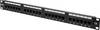 Digitus DN-91624U 24 Porty Patchpanel 483 mm (19") CAT 6 1 U czarny Niezamontowany