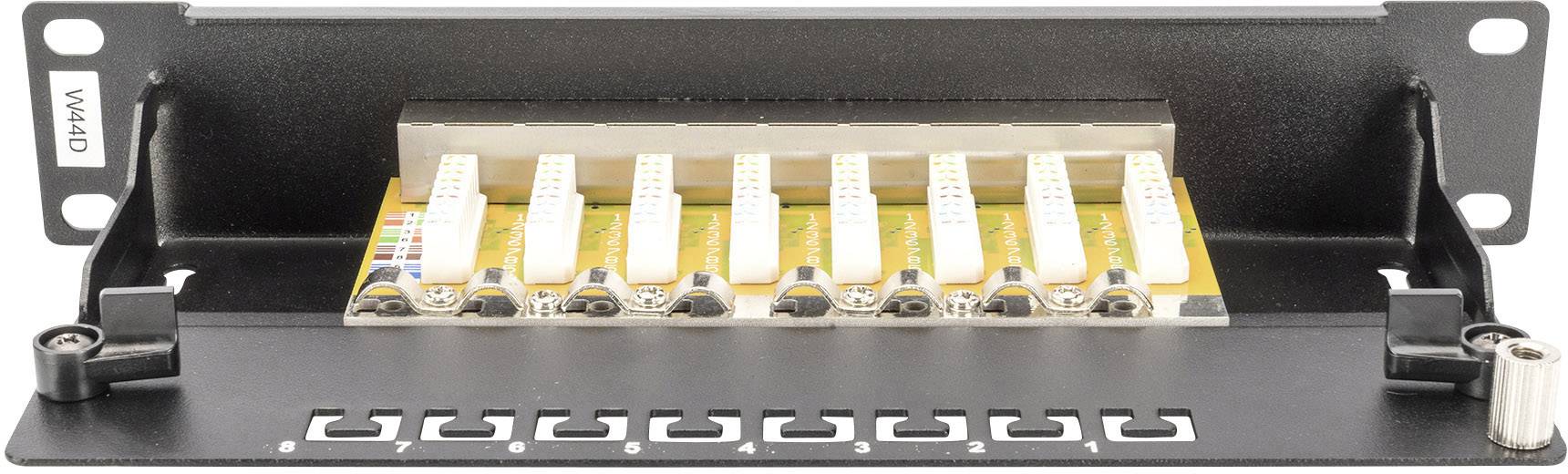 Digitus DN-91608S 8 254 мм (10 дюймів) CAT 6 1 U Монтажний