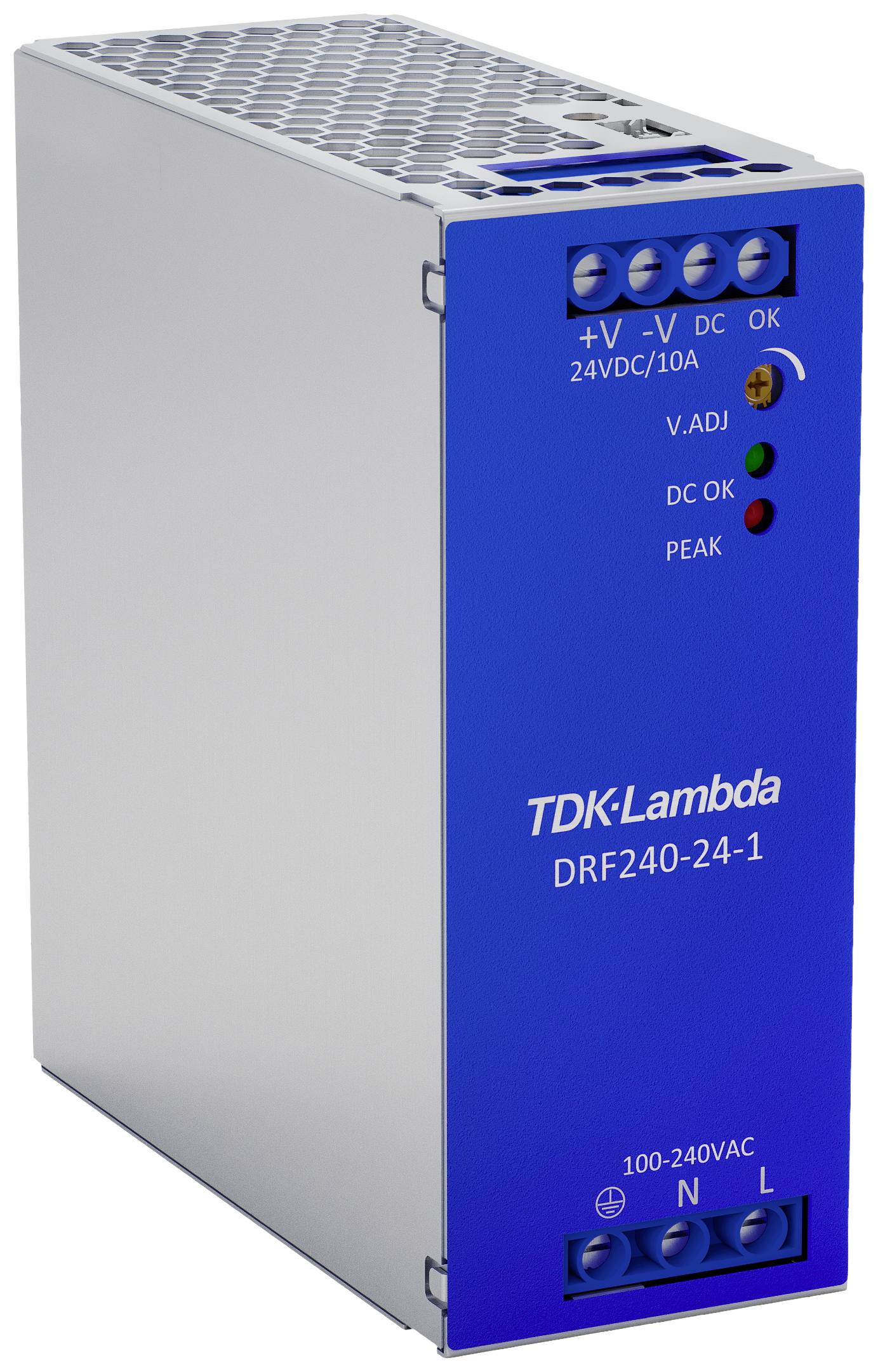 Блок живлення для DIN-рейки TDK-Lambda DRF240-24-1 24 В/DC 240 Вт Кількість виходів: 1 x Вміст 1 шт.