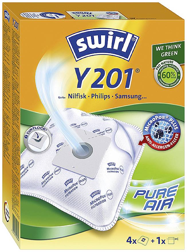 Swirl Y201 MicroPor® Plus 4 szt.