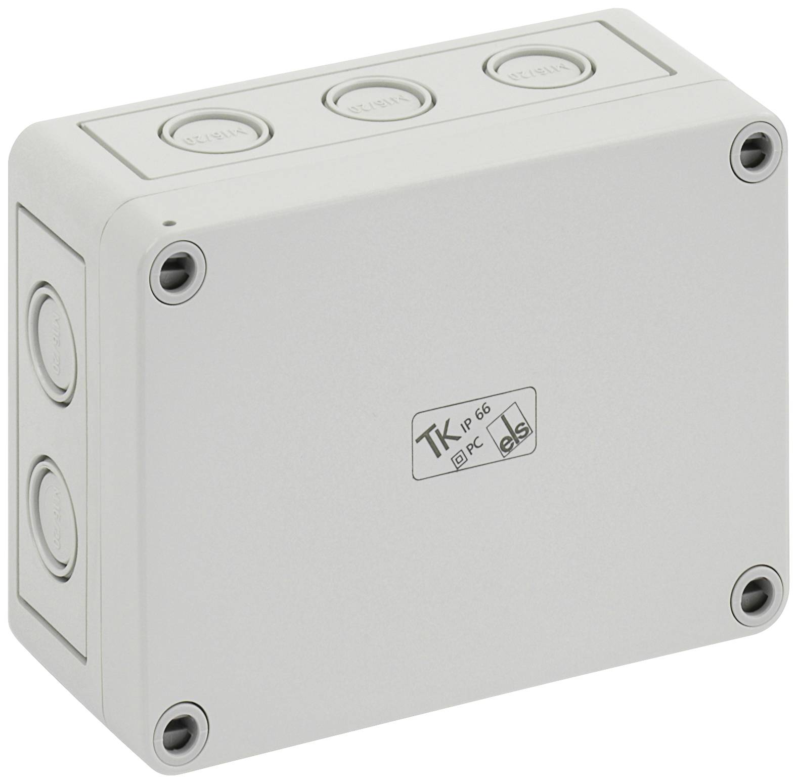 Монтажний корпус Spelsberg TK PC 1309-6-M 94 x 130 x 57 полістирол, полікарбонат, поліуретан, поліамід глянцевий сірий 1 шт.