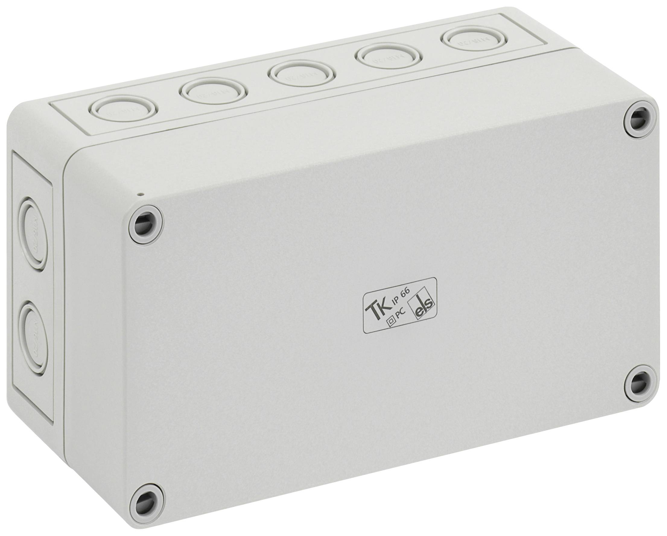 Spelsberg TK PC 1809-8-M Інсталяційний корпус 94 x 180 x 81 полістирол, полікарбонат, поліретан, поліамід блискучий сірий 1 шт.