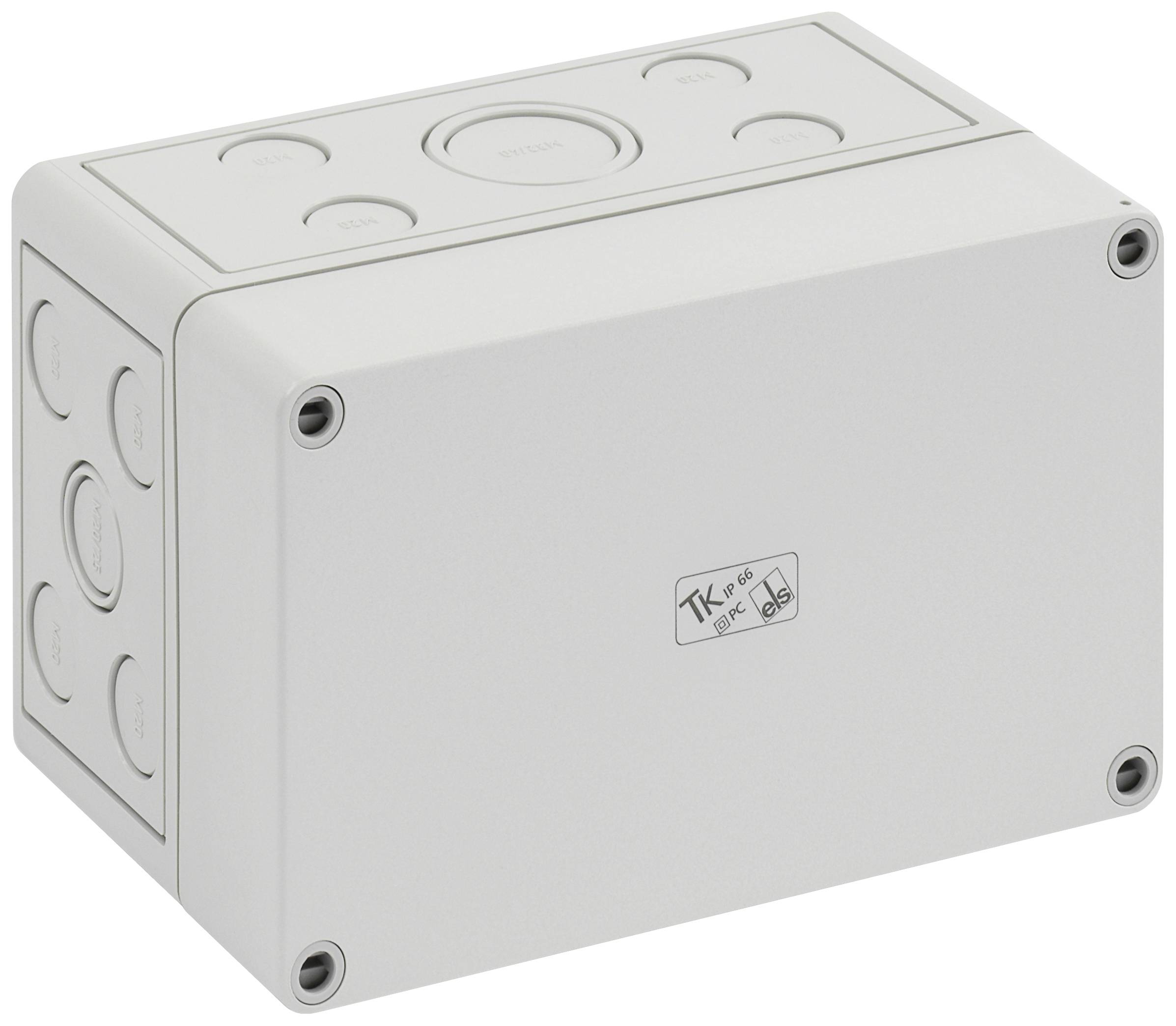 Монтажний корпус Spelsberg TK PC 1811-11-M 110 x 180 x 111 полістирол, полікарбонат, поліуретан, поліамід глянцевий сірий 1 шт.