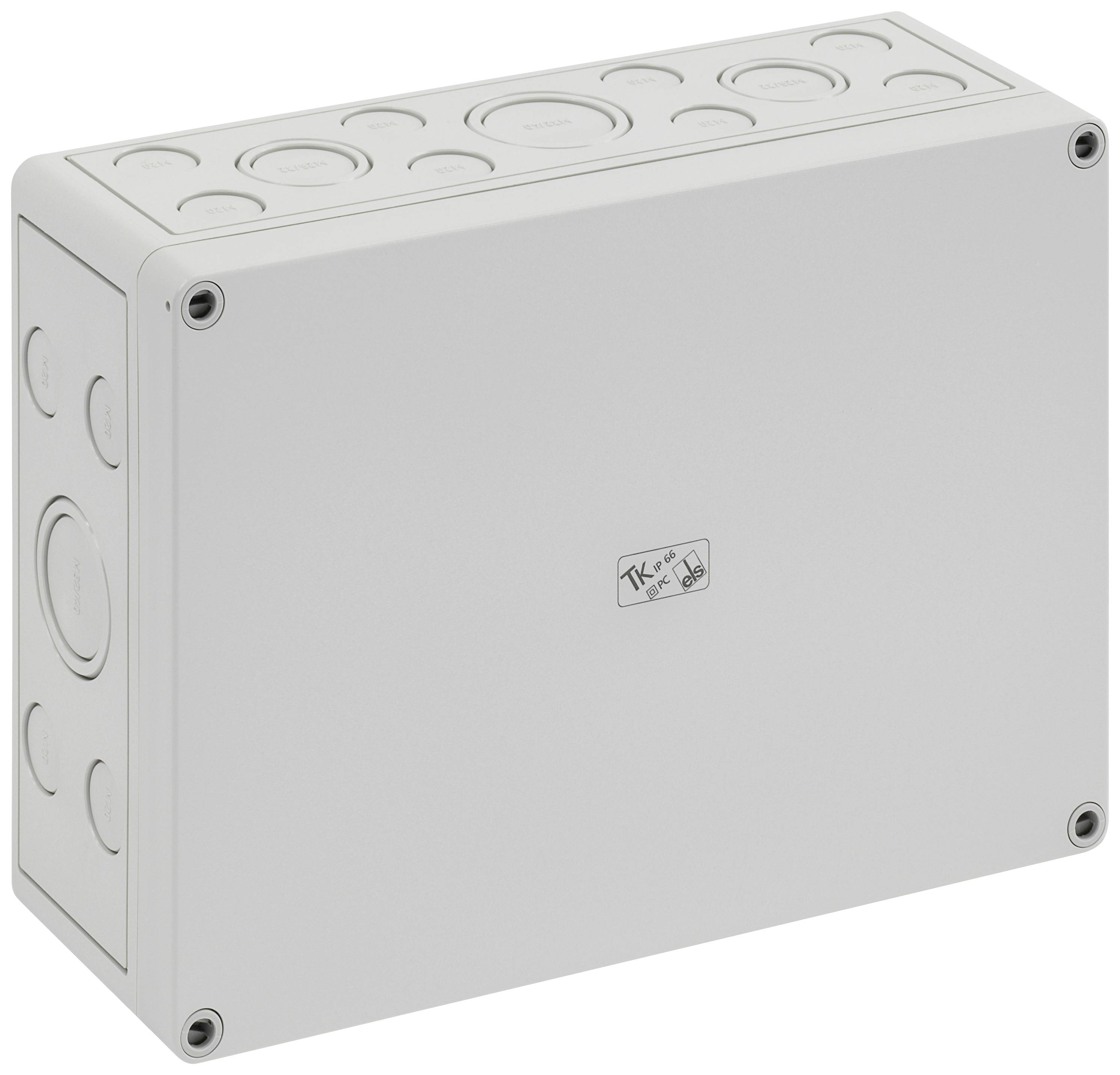 Монтажний корпус Spelsberg TK PC 2518-9-M 180 x 254 x 90 полістирол, полікарбонат, поліуретан, поліамід глянцево-сірий 1 шт.